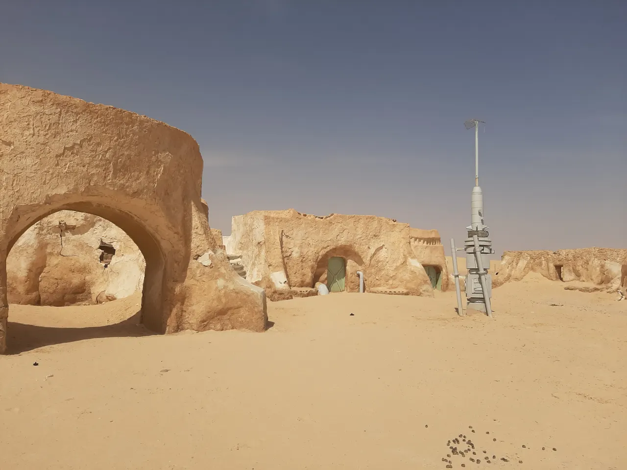The Mos Espa set at Ong Jemel, near Tozeur, photographed in 2022